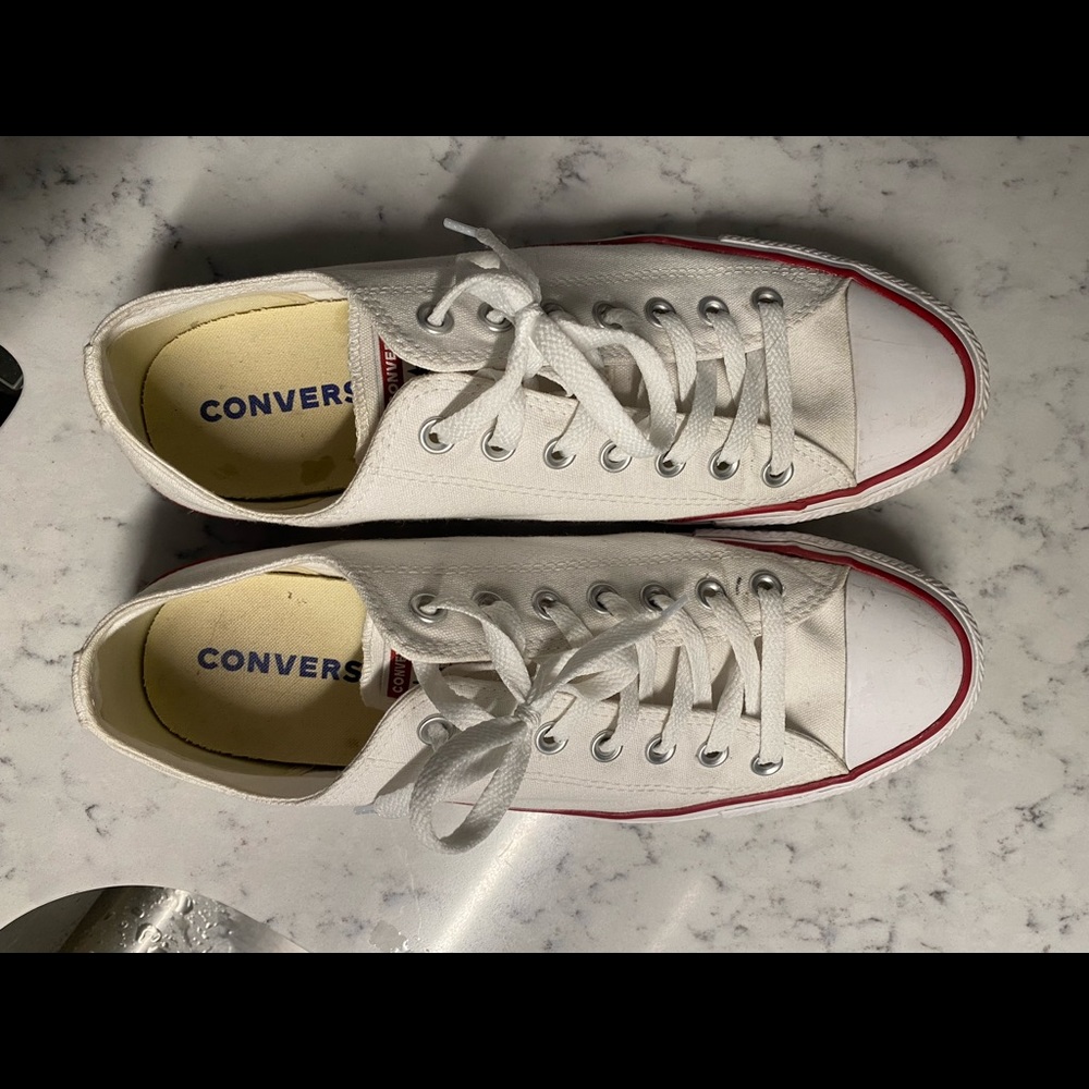 White Converse All Stars
